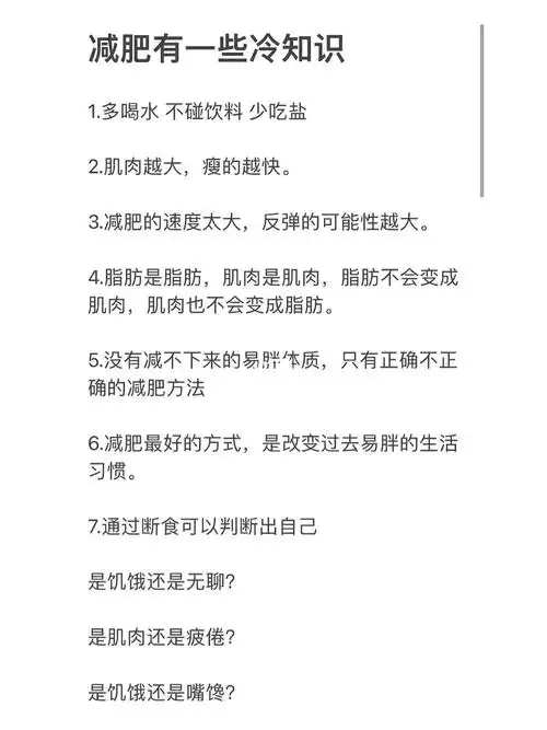 减肥的基础知识培训：打造健康身材的必备指南(2)